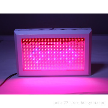 200W Rectangular Panel Plant Grow Lamp, 7-Band Spectrum Red, Blue, Orange, White, IR, and UV LEDs
